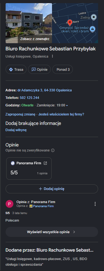 Sebastian Przybylak — stan obecny